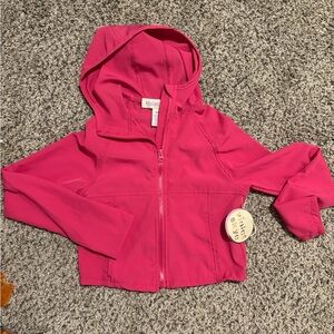 Girls size 8 Pink Hooded Jacket